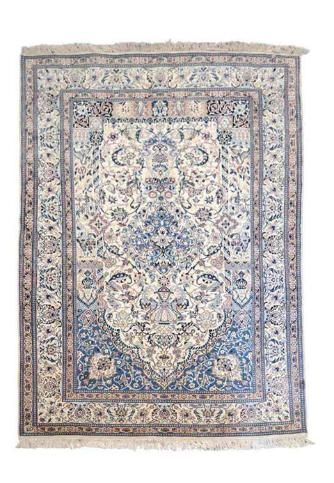 250 x 143 cm Nain Traditional Yellow Large Rug - Rugoutlet