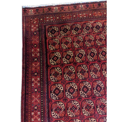 250 x 150 cm Afghan khan very fine Tribal Red Rug - Rugmaster