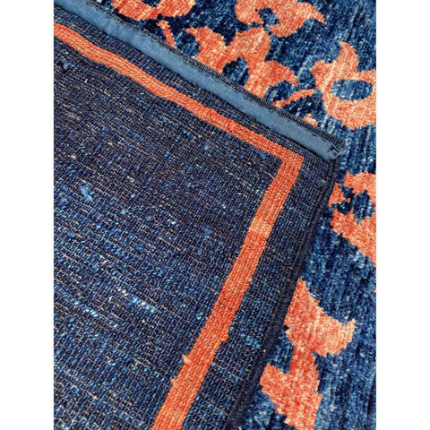 250 x 200 cm Natural Dye Modern Blue Rug - Rugmaster