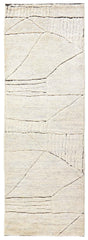 250x85 cm  Indian Wool Beige Rug-Desert, Natural