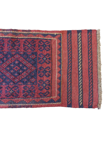 250 x 56 cm Mushwani Traditional Orange Rug - Rugoutlet