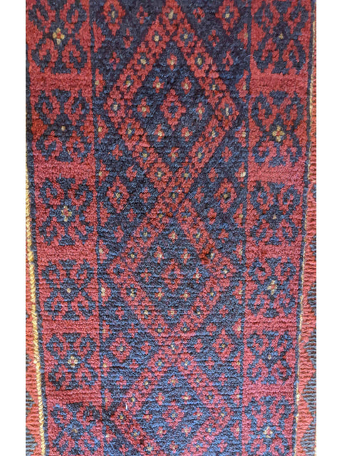 250 x 56 cm Mushwani Traditional Orange Rug - Rugoutlet