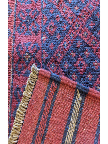 250 x 56 cm Mushwani Traditional Orange Rug - Rugoutlet