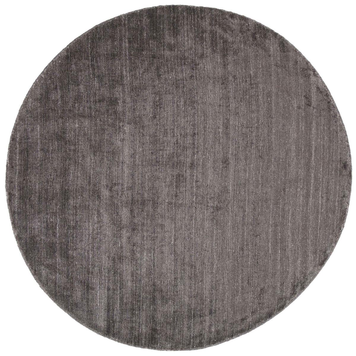 250x250 cm  Indian Viscose Multicolor Rug-Robusto, Grey Round