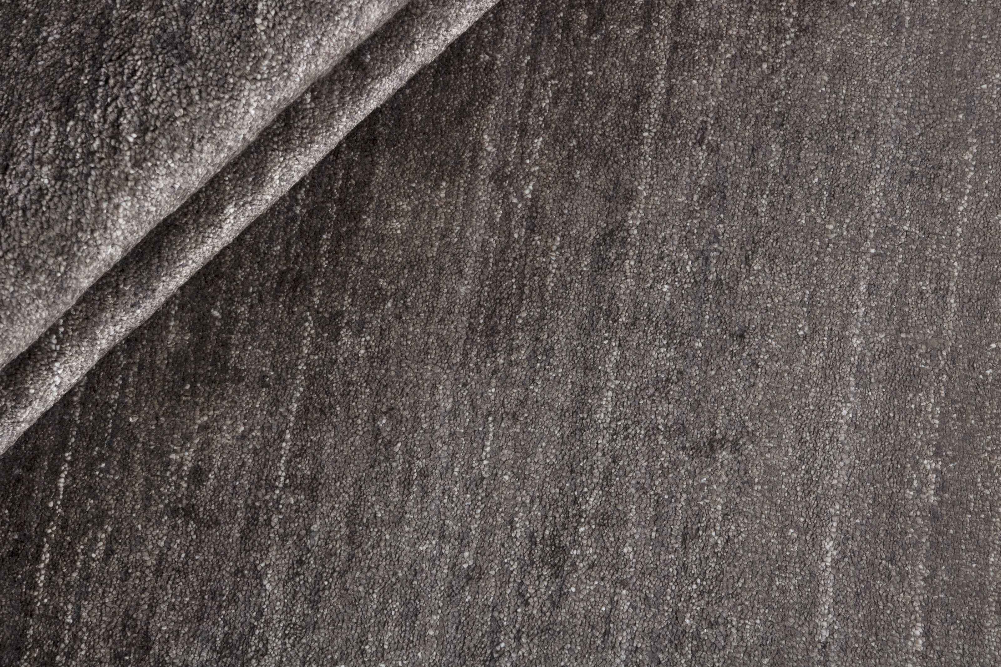250x250 cm Indian Viscose Multicolor Rug-Robusto, Grey Round - Rugmaster