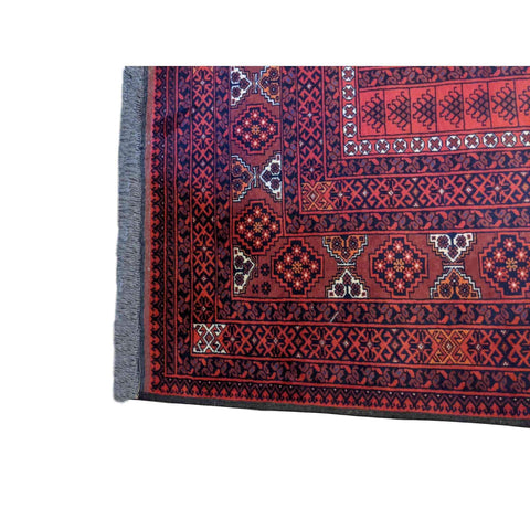 252 x 172 cm Fine Hachlu Tribal Red Rug - Rugmaster
