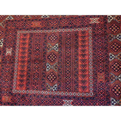 252 x 172 cm Fine Hachlu Tribal Red Rug - Rugmaster