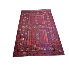 252 x 172 cm Fine Hachlu Tribal Red Rug - Rugmaster