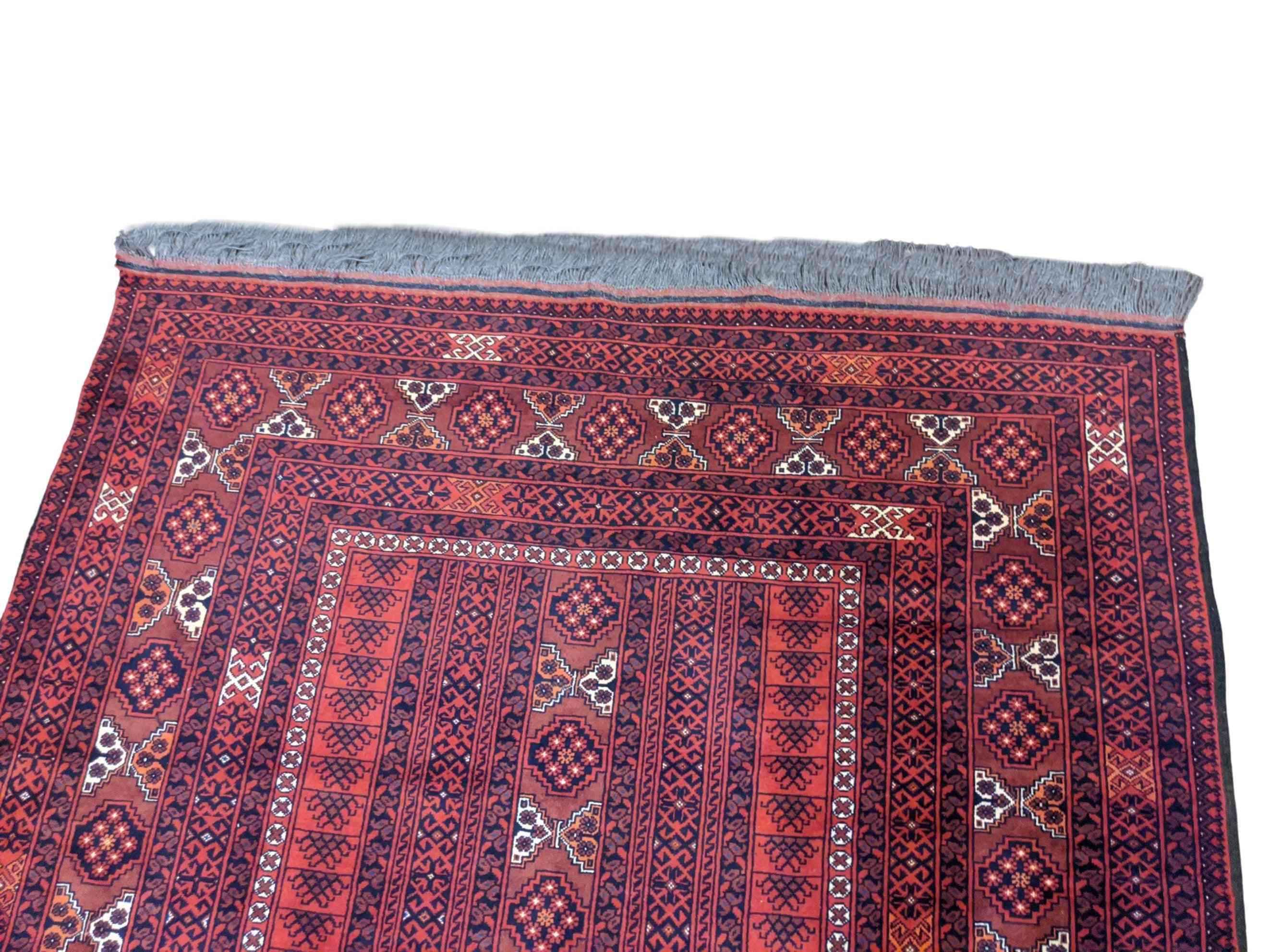 252 x 172 cm Fine Hachlu Tribal Red Rug - Rugoutlet