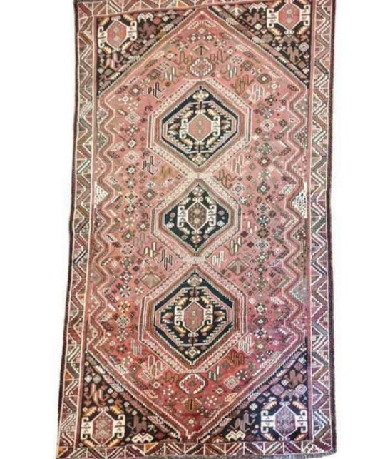 252 x 177 cm Qashqai Traditional Red Rug - Rugoutlet