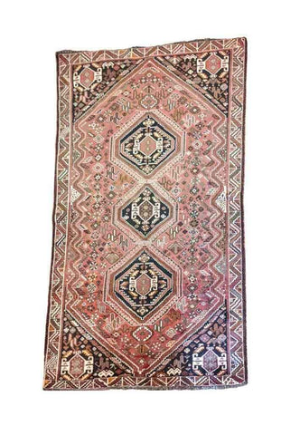 252 x 177 cm Qashqai Traditional Red Rug - Rugoutlet