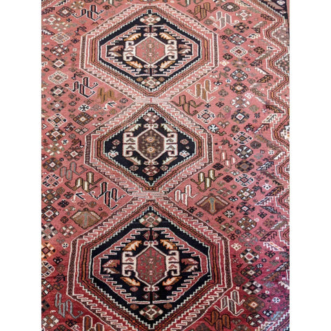 252 x 177 cm Qashqai Traditional Red Rug - Rugoutlet