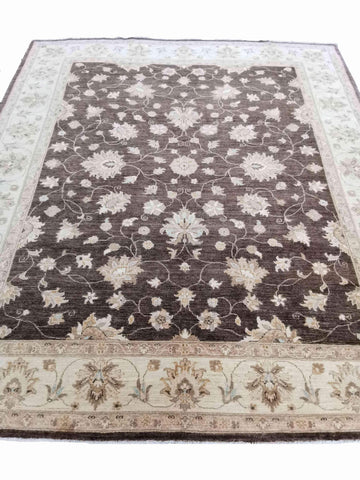252 x 300 cm Ziegler Antique Brown Rug - Rugmaster