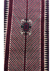 254 x 75 cm Persian Baluch Tribal Magenta Rug - Rugoutlet