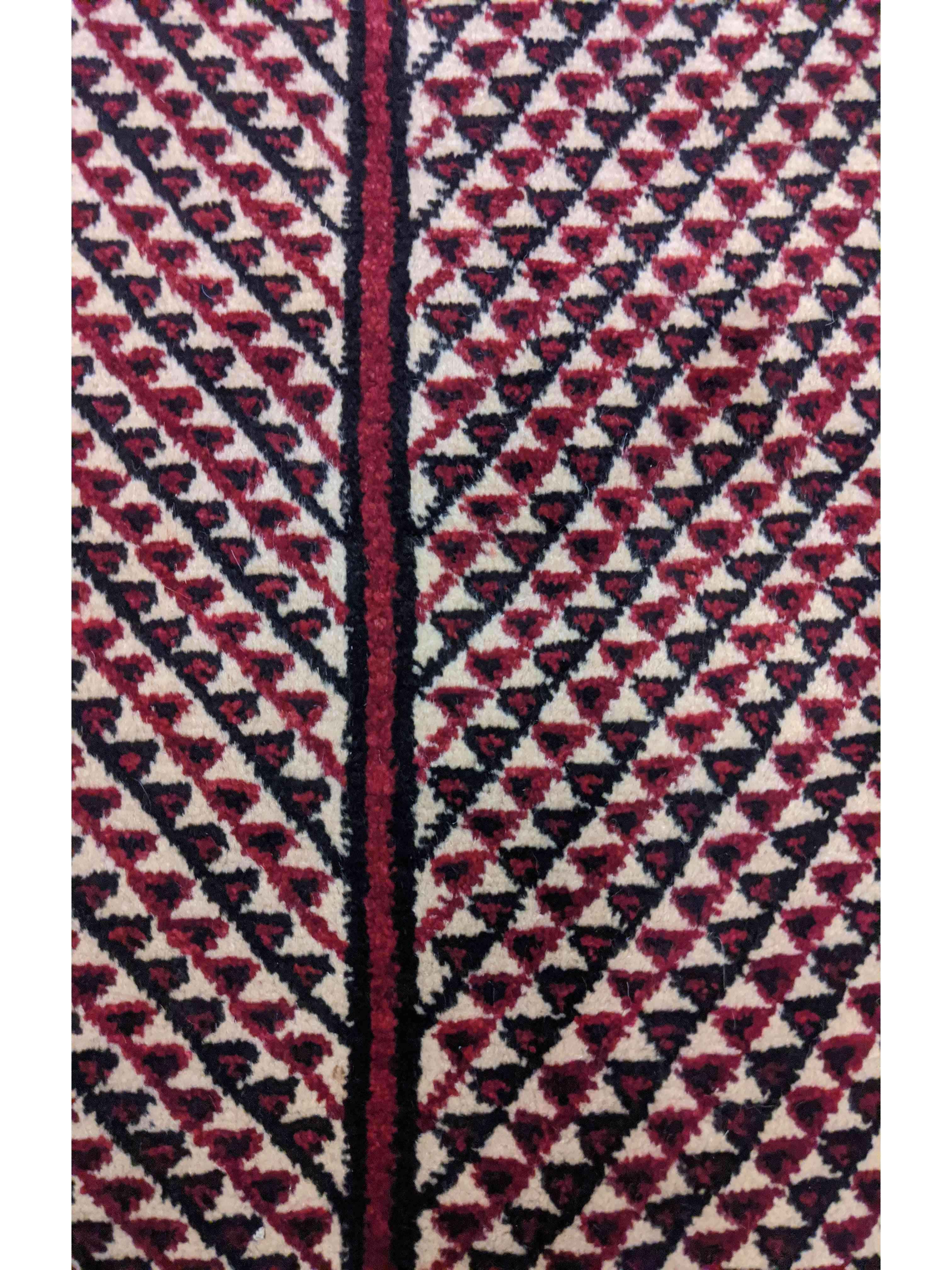 254 x 75 cm Persian Baluch Tribal Magenta Rug - Rugoutlet