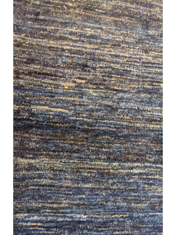254 x 82 cm Modern Persian Gabbeh Tribal Blue Rug - Rugoutlet