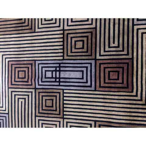 256 x 156 cm Modern Handmade Black Stylish Rug - Rugmaster
