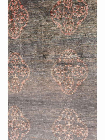 256 x 206 cm Orange & Black Rug - Rugoutlet