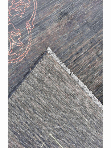 256 x 206 cm Orange & Black Rug - Rugoutlet