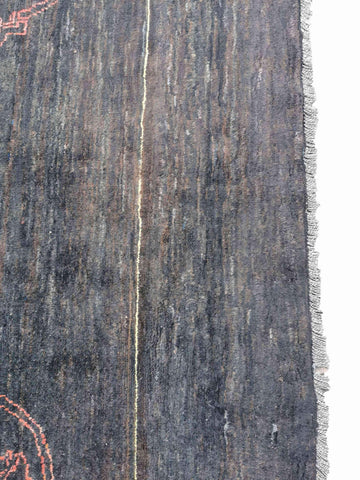 256 x 206 cm Orange & Black Rug - Rugoutlet