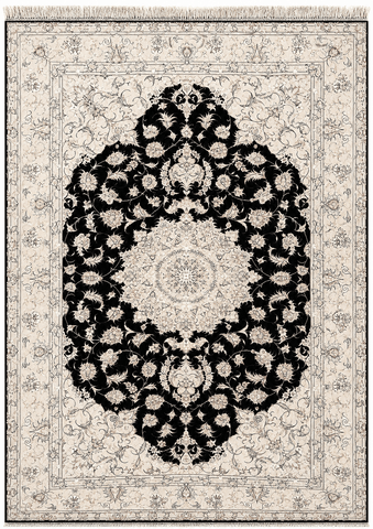 Tabriz Silk and Wool Rug 300 x 200 cm (9.84 x 6.56 ft)