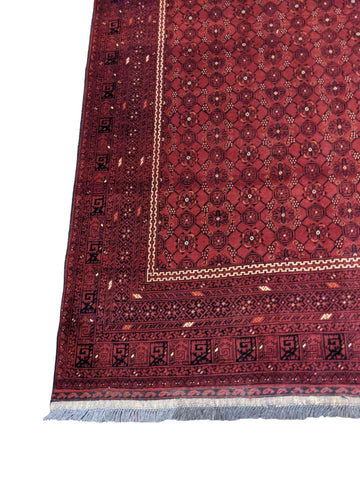 258 x 164 cm Afghan Tribal Red Rug - Rugoutlet
