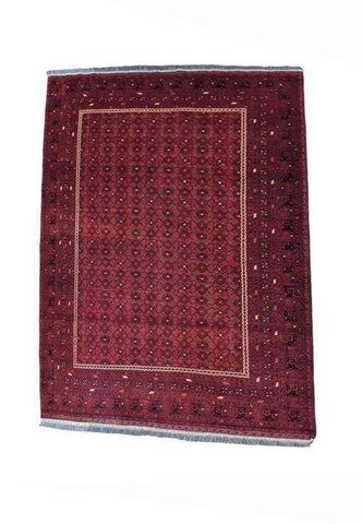 258 x 164 cm Afghan Tribal Red Rug - Rugmaster