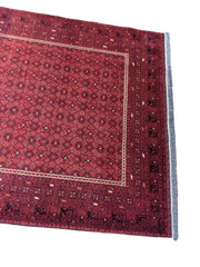 258 x 164 cm Afghan Tribal Red Rug - Rugmaster