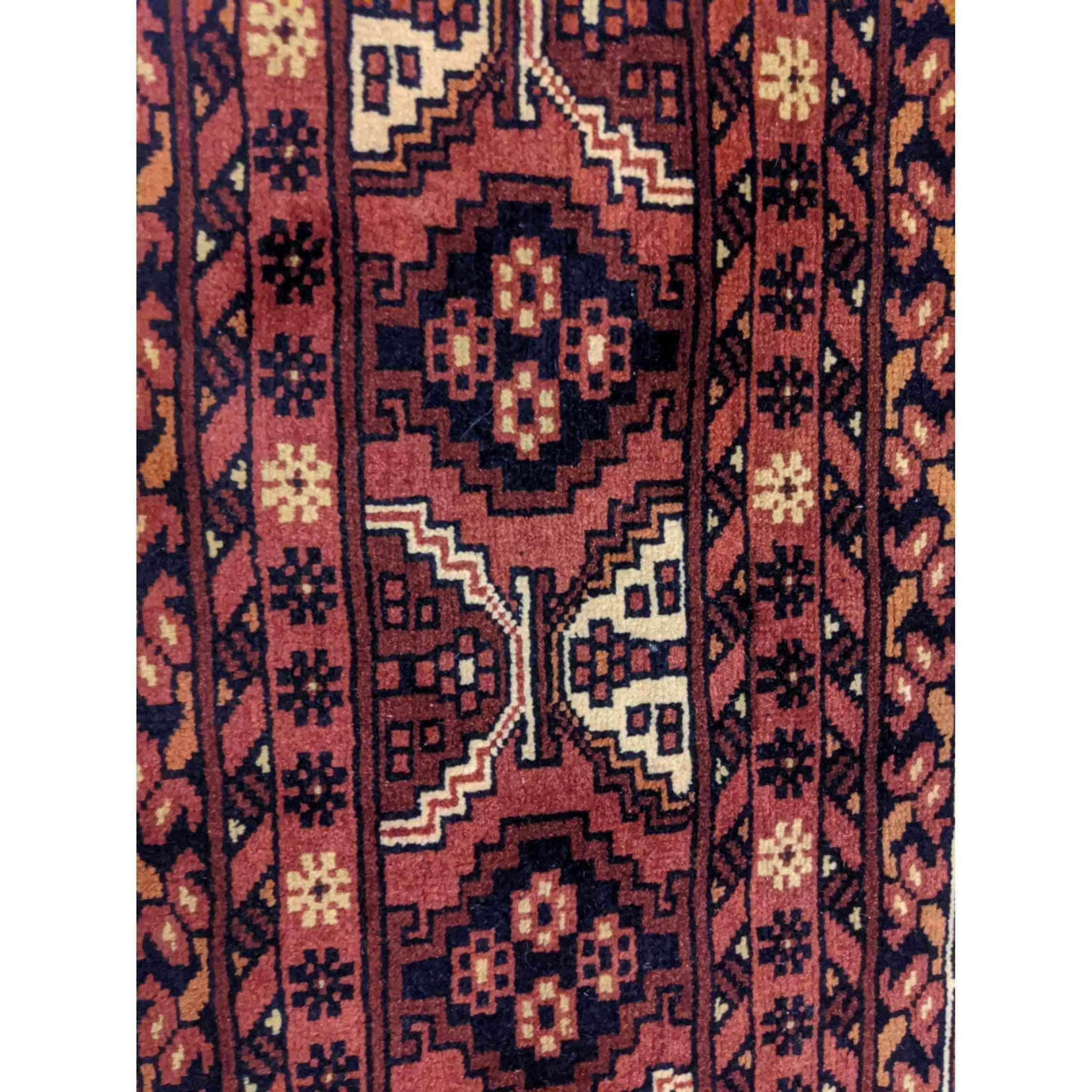 260 x 168 cm Afghan Hachlu Tribal Red Rug - Rugoutlet