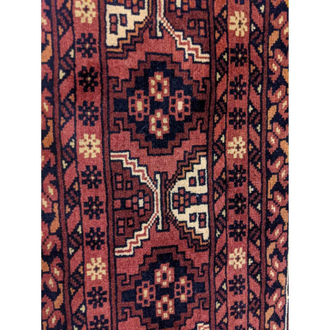 260 x 168 cm Afghan Hachlu Tribal Red Rug - Rugmaster