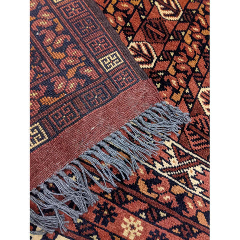 260 x 168 cm Afghan Hachlu Tribal Red Rug - Rugmaster