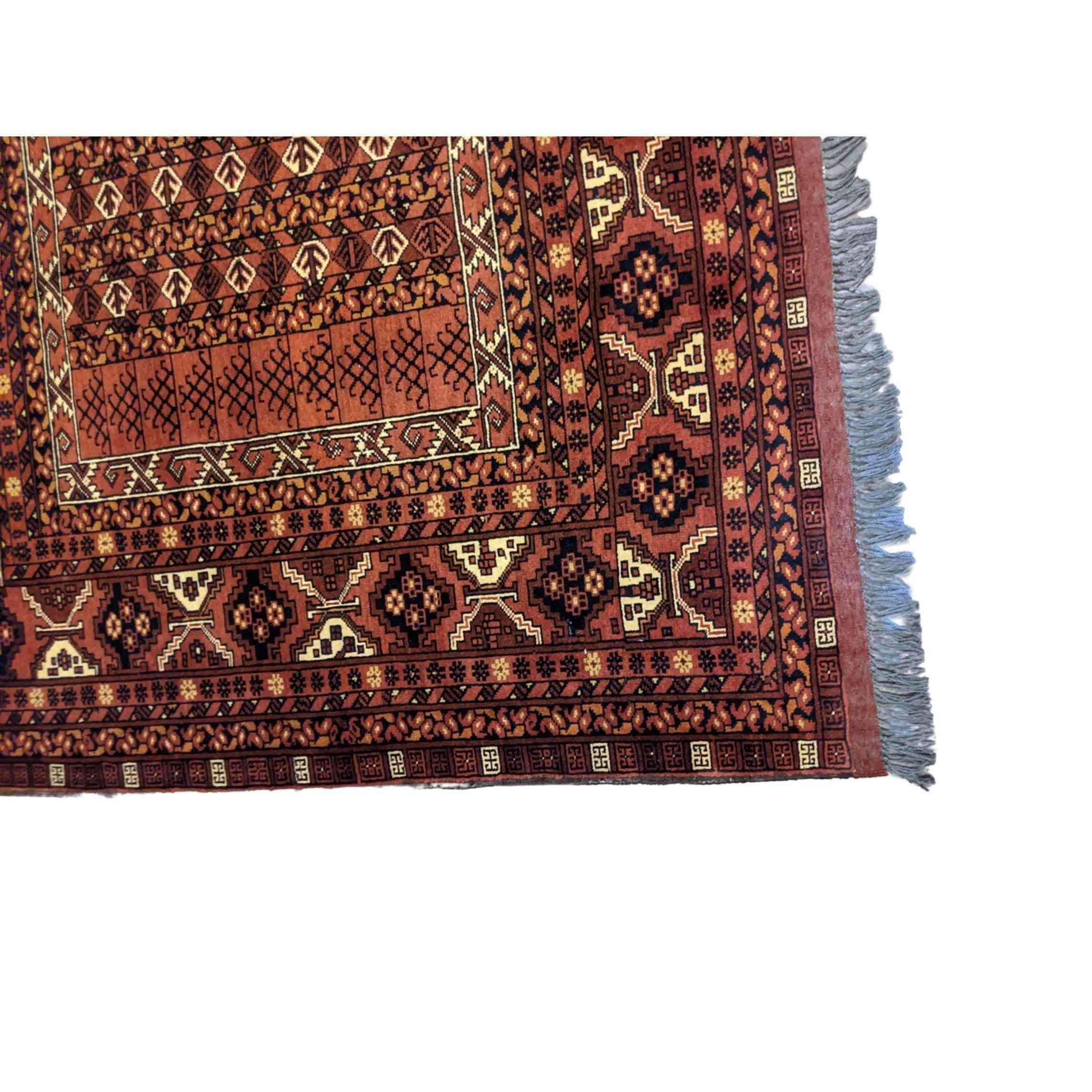 260 x 168 cm Afghan Hachlu Tribal Red Rug - Rugoutlet