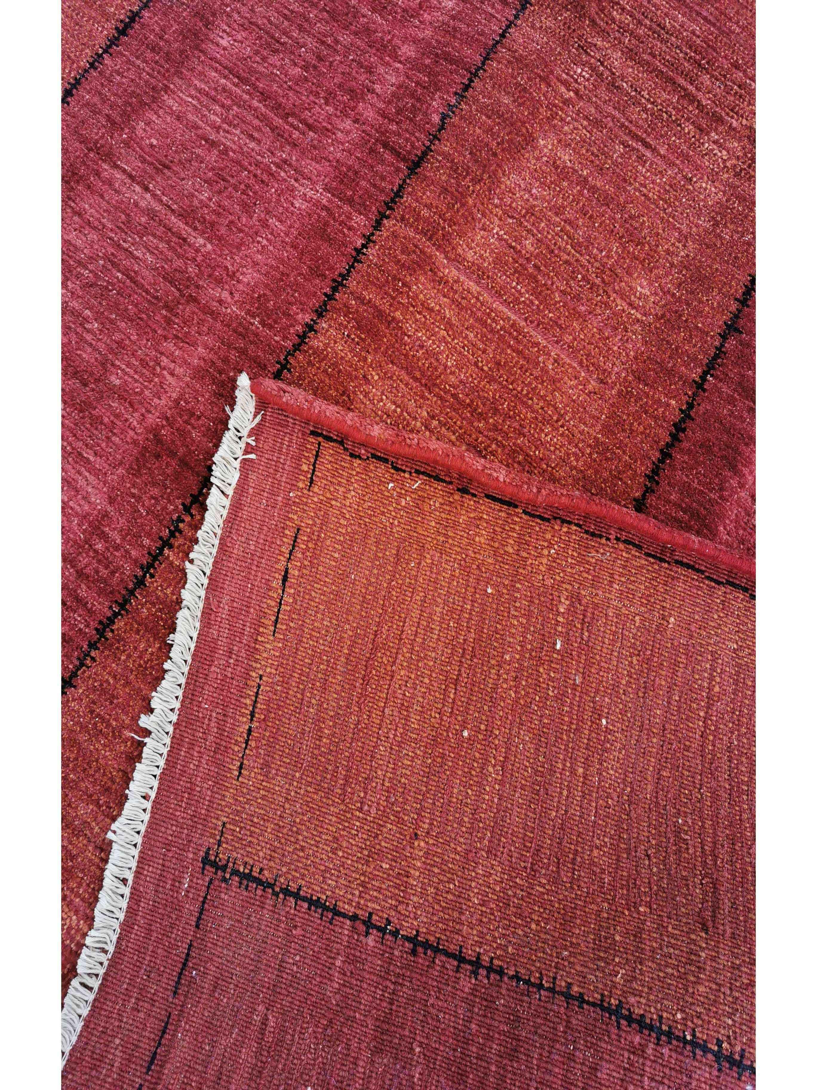 260 x 185 cm Modern master exclusive Modern Red Rug - Rugmaster