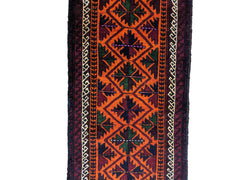 260 x 49 cm Persian Baluch Traditional Red Rug - Rugoutlet