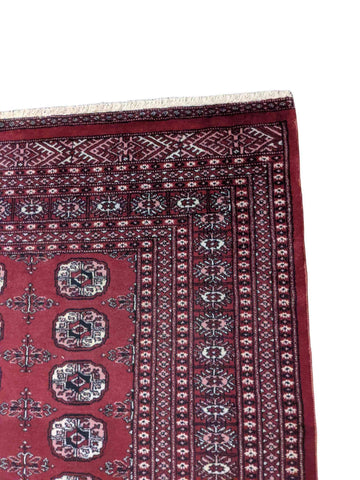 262 x 164 cm Pakistan Bukhara Traditional Red Rug - Rugmaster