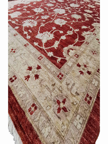 264 x 188 cm Ziegler Antique Red Rug - Rugmaster