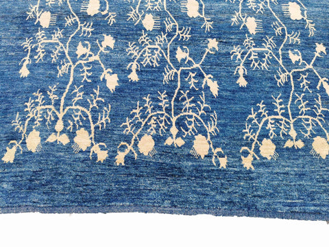 264 x 196 cm Modern Blue and Yellow Modern Blue Rug - Rugmaster