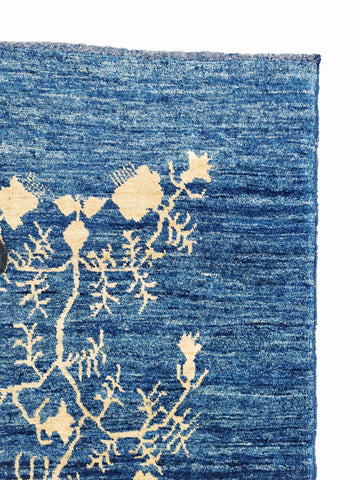 264 x 196 cm Modern Blue and Yellow Modern Blue Rug - Rugmaster