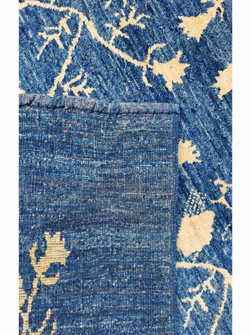 264 x 196 cm Modern Blue and Yellow Modern Blue Rug - Rugmaster