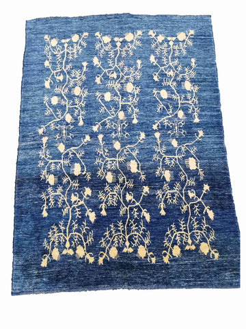 264 x 196 cm Modern Blue and Yellow Modern Blue Rug - Rugmaster