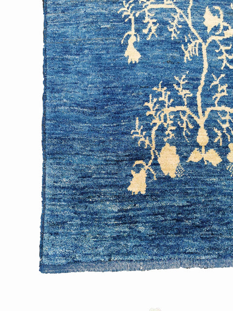 264 x 196 cm Modern Blue and Yellow Modern Blue Rug - Rugmaster