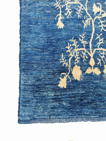 264 x 196 cm Modern Blue and Yellow Modern Blue Rug - Rugmaster