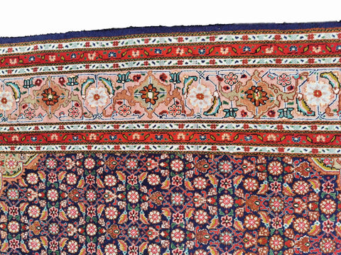 266 x 180 cm Fine Tabriz Mahi Traditional Red Rug - Rugmaster