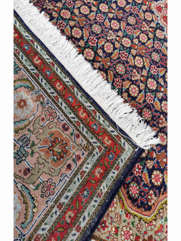 266 x 180 cm Fine Tabriz Mahi Traditional Red Rug - Rugmaster