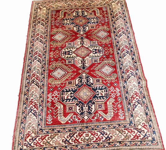 266 x 180 cm Kazak Red Rug - Rugoutlet