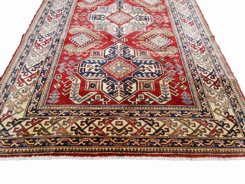 266 x 180 cm Kazak Modern Red Rug - Rugmaster