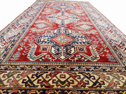 266 x 180 cm Kazak Modern Red Rug - Rugmaster