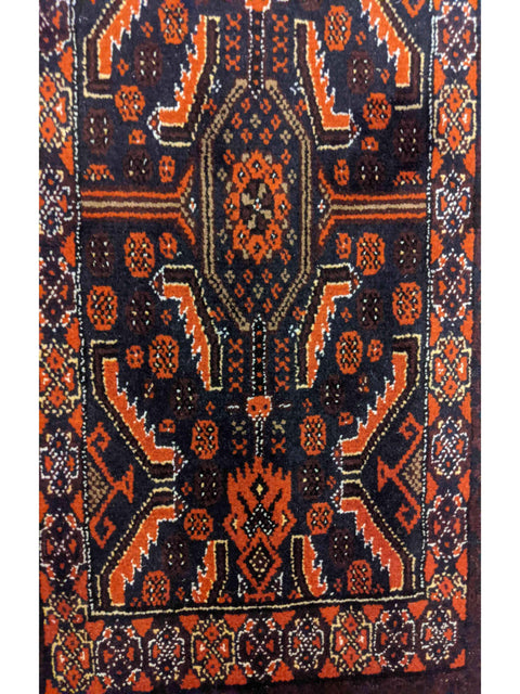267 x 59 cm Persian Baluch Tribal Red Rug - Rugoutlet