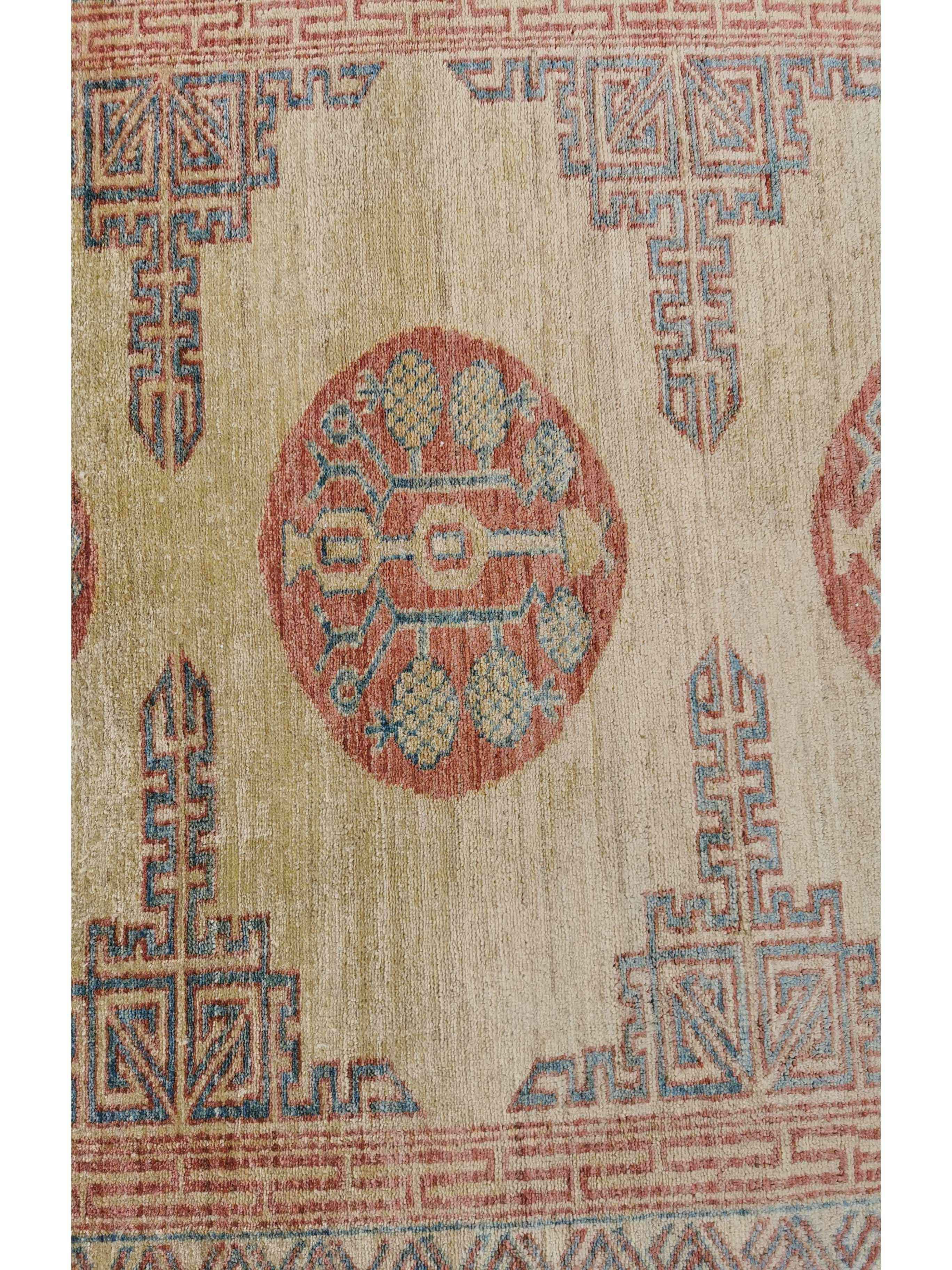 270 x 190 cm Kazak Beige Rug - Rugmaster