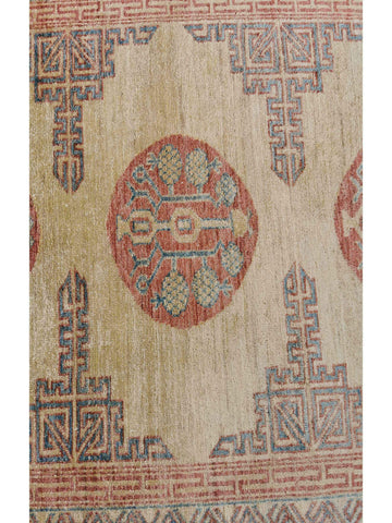 270 x 190 cm Kazak Modern Beige Rug - Rugmaster